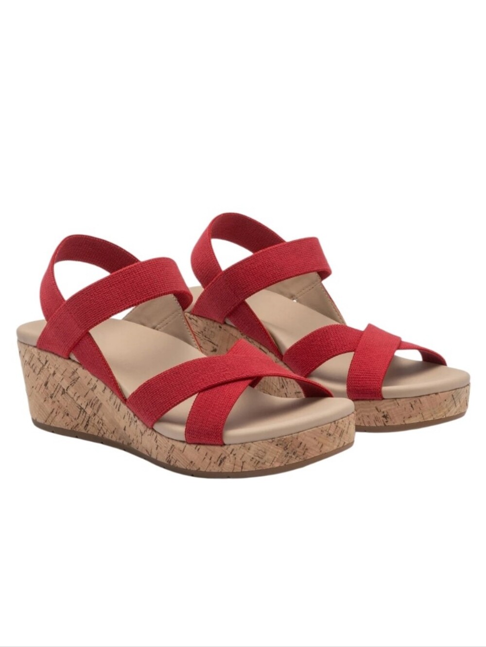 ABEO Riviera Stretch Metatarsal Wedge Sandals Sz 10